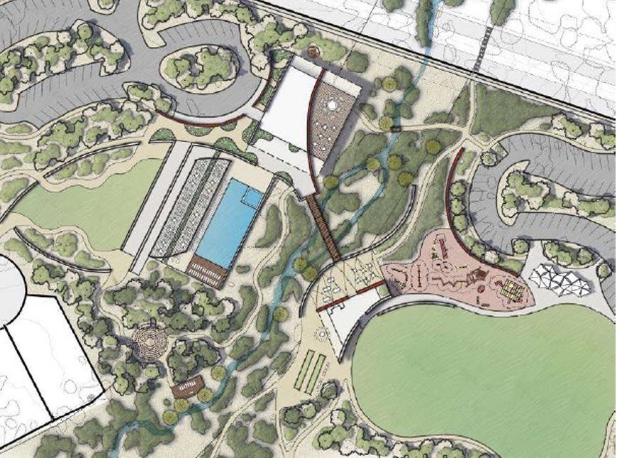 Community Center Rendering at Verdin